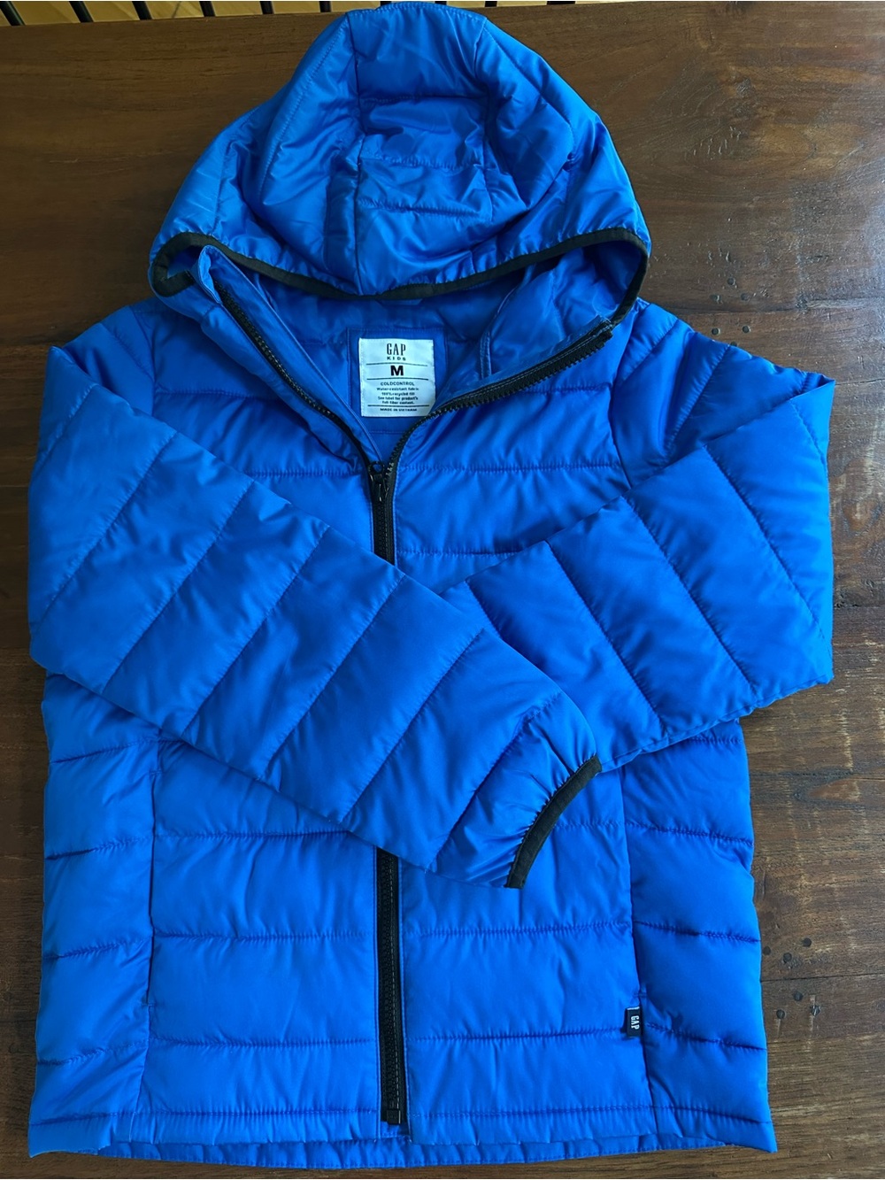 Boys GAP Kids Blue light weight Puffer Jacket Medium
